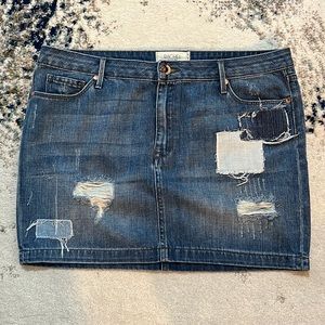 RACHEL Rachel Roy Denim Mini Skirt